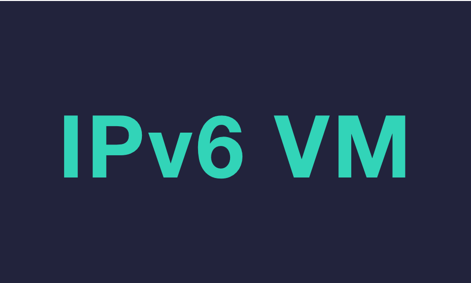 IPv6 VM (private IPv4)